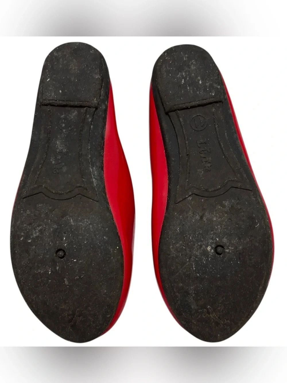 Link Comfort Red Patent Ballet Flats size 11 Toddler